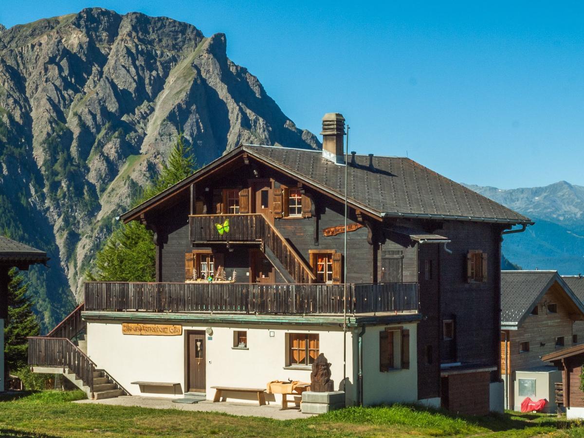Rosswald Gruppenhaus Im Walliser Alpstyle מראה חיצוני תמונה